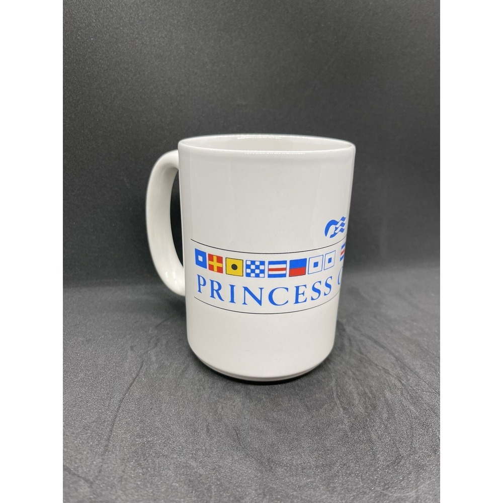 Princess Cruises Boat Line Tall White Coffee/Tea Mug‎ Gift